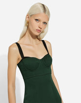 Charmeuse corset dress - | Dolce & Gabbana