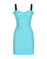 Raschel tweed corset minidress - | Dolce & Gabbana