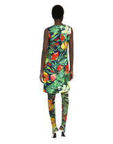 Bloom-print brocade A-line dress - | Dolce & Gabbana