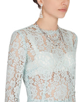 Lace midi dress - | Dolce & Gabbana