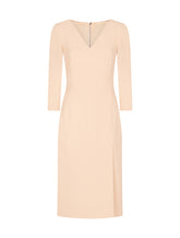 LONGUETTE V-NECK IN CADY FABRIC - | Dolce & Gabbana