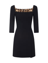 Short double crepe dress - | Dolce & Gabbana