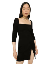 Short double crepe dress - | Dolce & Gabbana