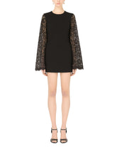 Short cady sleeves with lace sleeves - | Dolce & Gabbana