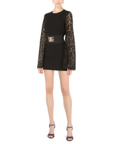 Short cady sleeves with lace sleeves - | Dolce & Gabbana