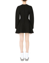 Technical jersey dress with bustier details - | Dolce & Gabbana