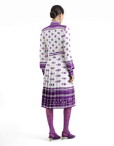 DG logo all-over print twill shirt dress - | Dolce & Gabbana