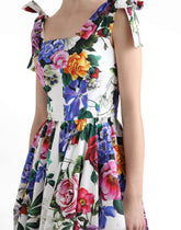 Rose-print corset dress - | Dolce & Gabbana