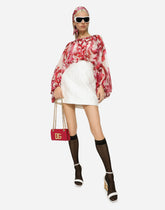 Majolica-print chiffon top - | Dolce & Gabbana