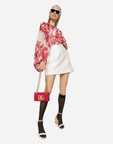 Majolica-print chiffon top - | Dolce & Gabbana