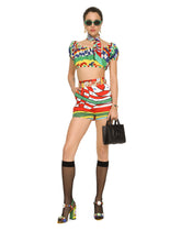 Carretto-print poplin crop top - | Dolce & Gabbana