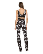 Jersey top with DG Love Yourself print - | Dolce & Gabbana