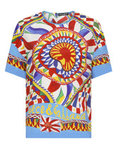 Carretto-print crepe de chine blouse - | Dolce & Gabbana