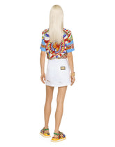 Carretto-print crepe de chine blouse - | Dolce & Gabbana