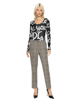 Technical jersey bodysuit with graffiti logo print - | Dolce & Gabbana