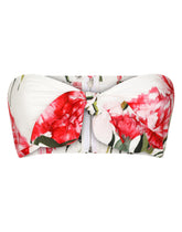 Carnation-print poplin top - | Dolce & Gabbana