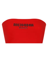 Spandex jersey bandeau top DGVIB3 - | Dolce & Gabbana