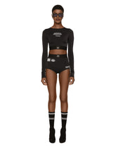 Long-sleeved spandex jersey top DGVIB3 - | Dolce & Gabbana