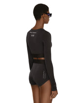 Long-sleeved spandex jersey top DGVIB3 - | Dolce & Gabbana