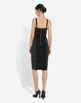 Polka-dot marquisette corset top - | Dolce & Gabbana