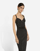 Polka-dot marquisette corset top - | Dolce & Gabbana