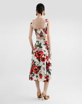 flower-print poplin top - | Dolce & Gabbana