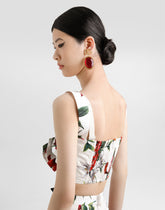 flower-print poplin top - | Dolce & Gabbana