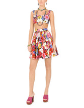 Garden-print poplin top - | Dolce & Gabbana