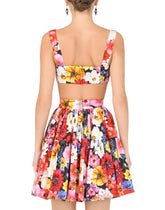 Garden-print poplin top - | Dolce & Gabbana