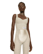 KIM DOLCE&GABBANA Floral jacquard corset - | Dolce & Gabbana