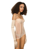 KIM DOLCE&GABBANA Marquisette bodysuit - | Dolce & Gabbana