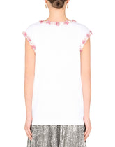 Jersey t-shirt with embroidery - | Dolce & Gabbana