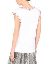 Jersey t-shirt with embroidery - | Dolce & Gabbana