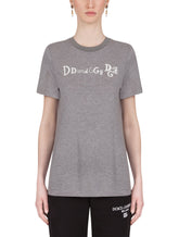 JERSEY T-SHIRT WITH EMBROIDERY - | Dolce & Gabbana