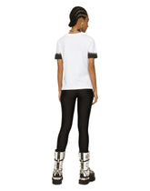 Jersey T-shirt with DG logo print - | Dolce & Gabbana