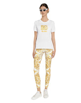 Jersey T-shirt with DG logo patch - | Dolce & Gabbana