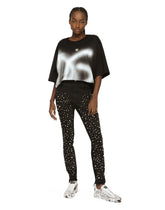 Oversize jersey T-shirt with DG logo print - | Dolce & Gabbana