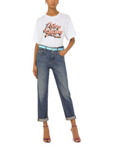 Jersey T-shirt with “Dolce Gabbana” print - | Dolce & Gabbana