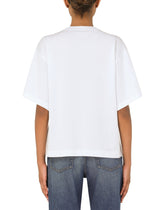 Jersey T-shirt with “Dolce Gabbana” print - | Dolce & Gabbana