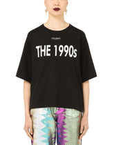 Jersey T-shirt with the 1990's print - | Dolce & Gabbana