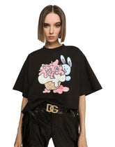 T-shirt with Gianpiero D’Alessandro print - | Dolce & Gabbana