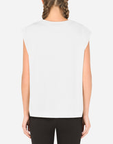 Jersey T-shirt with 90's print - | Dolce & Gabbana