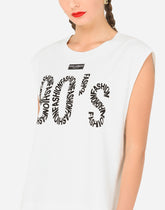Jersey T-shirt with 90's print - | Dolce & Gabbana