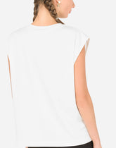 Jersey T-shirt with 90's print - | Dolce & Gabbana