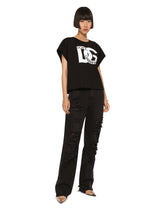 Jersey T-shirt with DG print - | Dolce & Gabbana