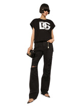 Jersey T-shirt with DG print - | Dolce & Gabbana