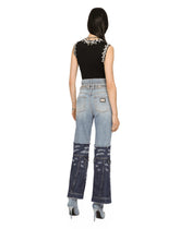 Jersey tank top with rhinestone details - | Dolce & Gabbana