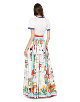 Jersey T-shirt with knot detail - | Dolce & Gabbana