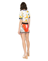 Jersey T-shirt with knot detail - | Dolce & Gabbana
