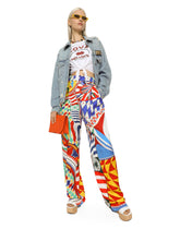 Cropped jersey T-shirt with knot detail - | Dolce & Gabbana